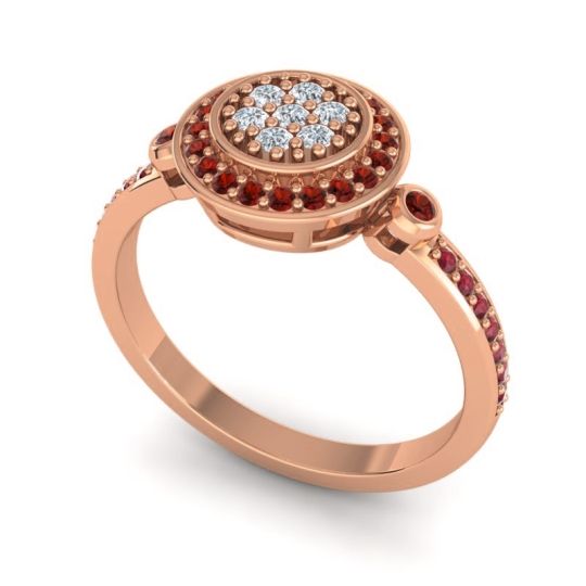 Statement Floral Pave Kendra Ring