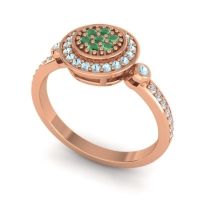 Statement Floral Pave Kendra Ring