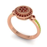 Statement Floral Pave Kendra Ring