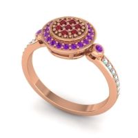 Statement Floral Pave Kendra Ring
