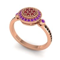 Statement Floral Pave Kendra Ring