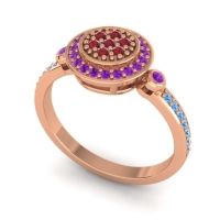 Statement Floral Pave Kendra Ring