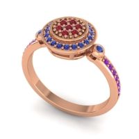 Statement Floral Pave Kendra Ring
