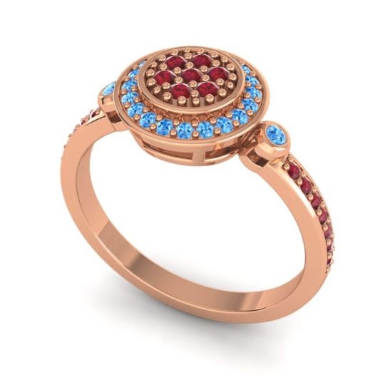 Statement Floral Pave Kendra Ring