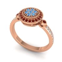 Statement Floral Pave Kendra Ring