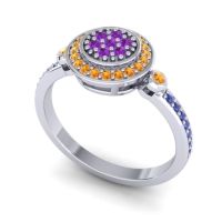 Statement Floral Pave Kendra Ring