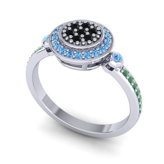 Statement Floral Pave Kendra Ring