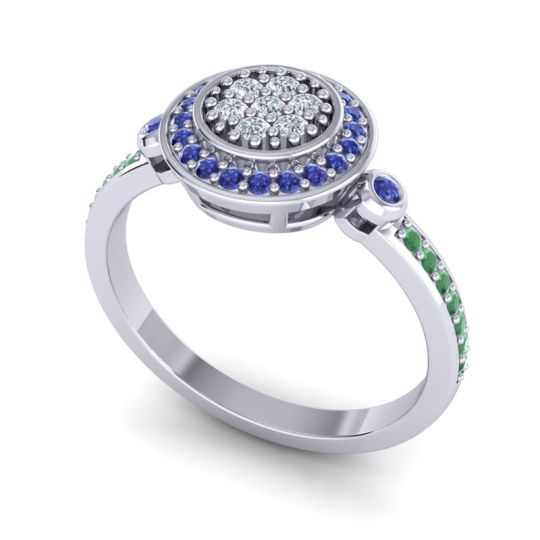 Statement Floral Pave Kendra Ring