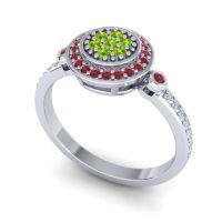 Statement Floral Pave Kendra Ring