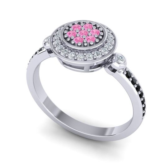 Statement Floral Pave Kendra Ring