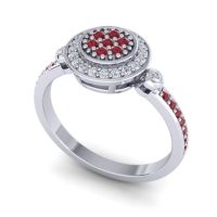 Statement Floral Pave Kendra Ring