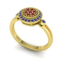 Statement Floral Pave Kendra Ring