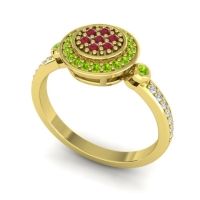 Statement Floral Pave Kendra Ring