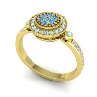Statement Floral Pave Kendra Ring