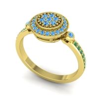 Statement Floral Pave Kendra Ring