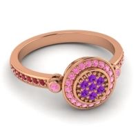 Statement Floral Pave Kendra Ring