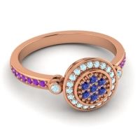 Statement Floral Pave Kendra Ring