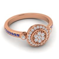 Statement Floral Pave Kendra Ring