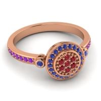 Statement Floral Pave Kendra Ring