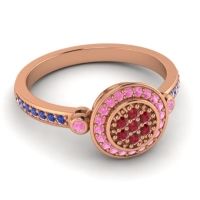 Statement Floral Pave Kendra Ring