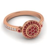 Statement Floral Pave Kendra Ring