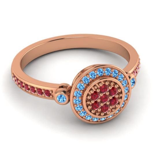 Statement Floral Pave Kendra Ring