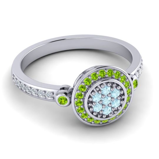 Statement Floral Pave Kendra Ring