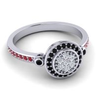 Statement Floral Pave Kendra Ring