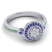 Statement Floral Pave Kendra Ring
