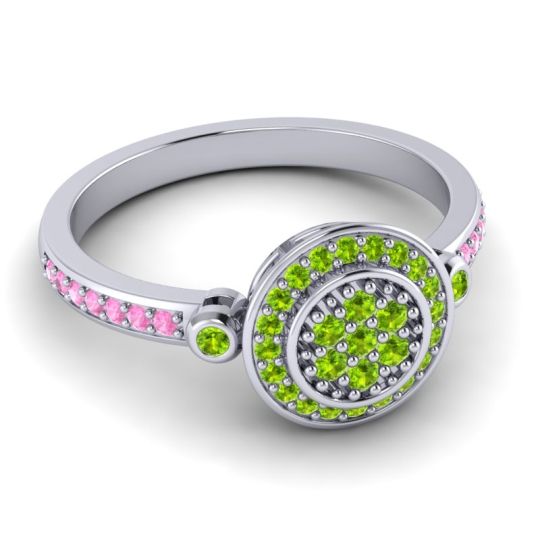 Statement Floral Pave Kendra Ring