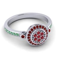 Statement Floral Pave Kendra Ring