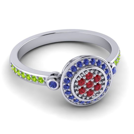 Statement Floral Pave Kendra Ring