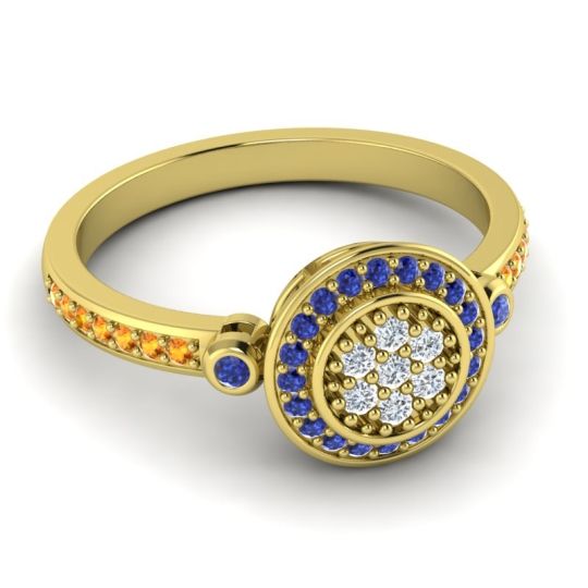 Statement Floral Pave Kendra Ring