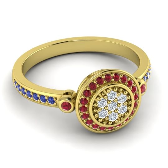 Statement Floral Pave Kendra Ring