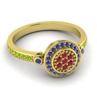 Statement Floral Pave Kendra Ring
