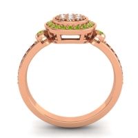 Statement Floral Pave Kendra Ring
