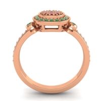 Statement Floral Pave Kendra Ring