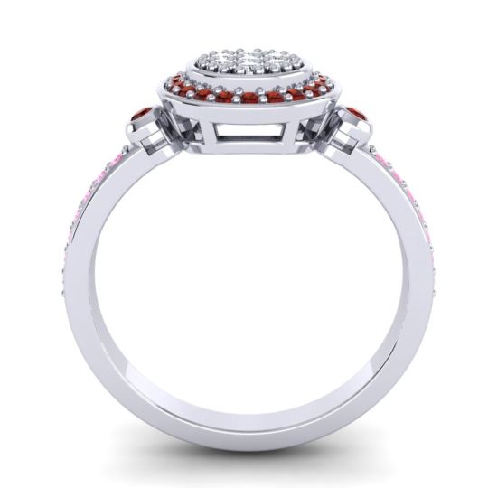 Statement Floral Pave Kendra Ring