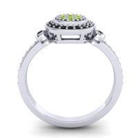 Statement Floral Pave Kendra Ring