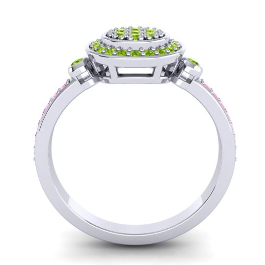 Statement Floral Pave Kendra Ring