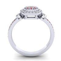 Statement Floral Pave Kendra Ring