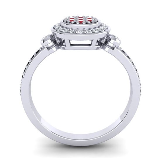 Statement Floral Pave Kendra Ring