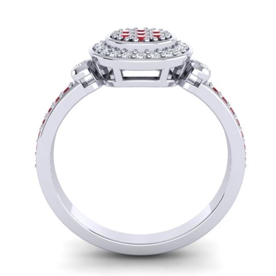 Statement Floral Pave Kendra Ring