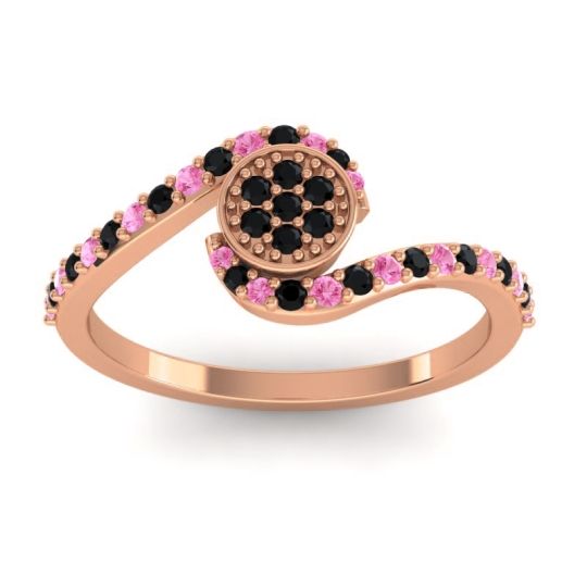 Simple Floral Pave Vapi Ring