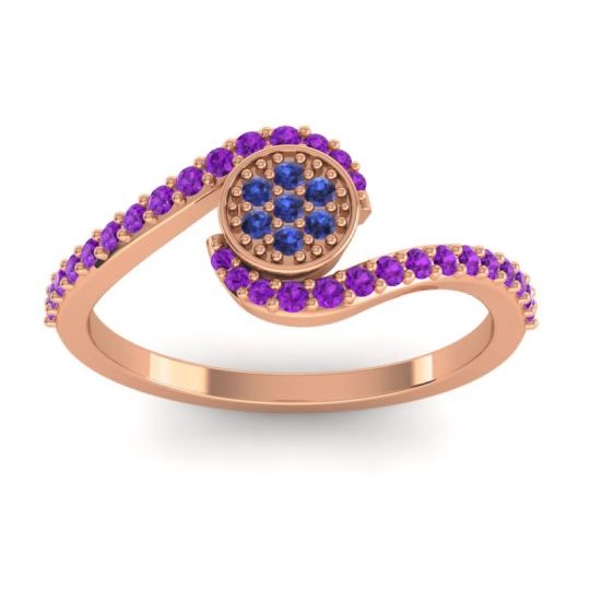 Simple Floral Pave Vapi Ring