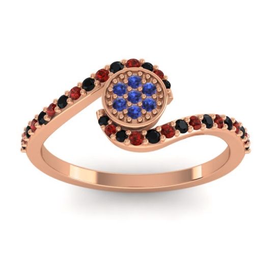 Simple Floral Pave Vapi Ring
