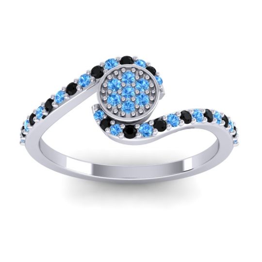 Simple Floral Pave Vapi Ring