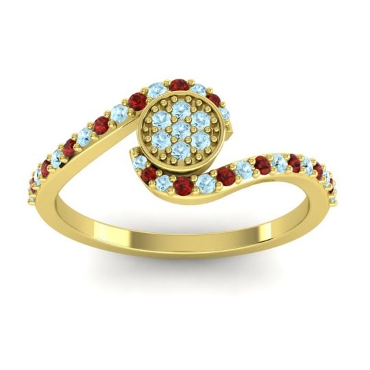 Simple Floral Pave Vapi Ring