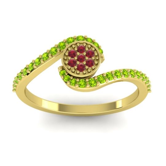 Simple Floral Pave Vapi Ring