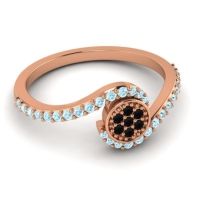Simple Floral Pave Vapi Ring